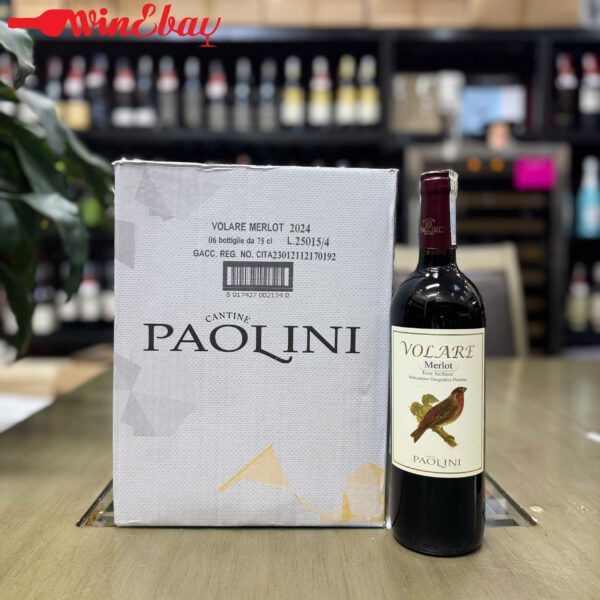 Volare Merlot | Vang Đỏ Ý Chính Hãng (Mua 2 tặng 1)